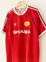 1990/92 Manchester United Home Shirt (L) 8.5/10