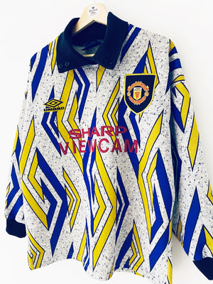 1993/95 Manchester United GK Shirt (S) 9/10