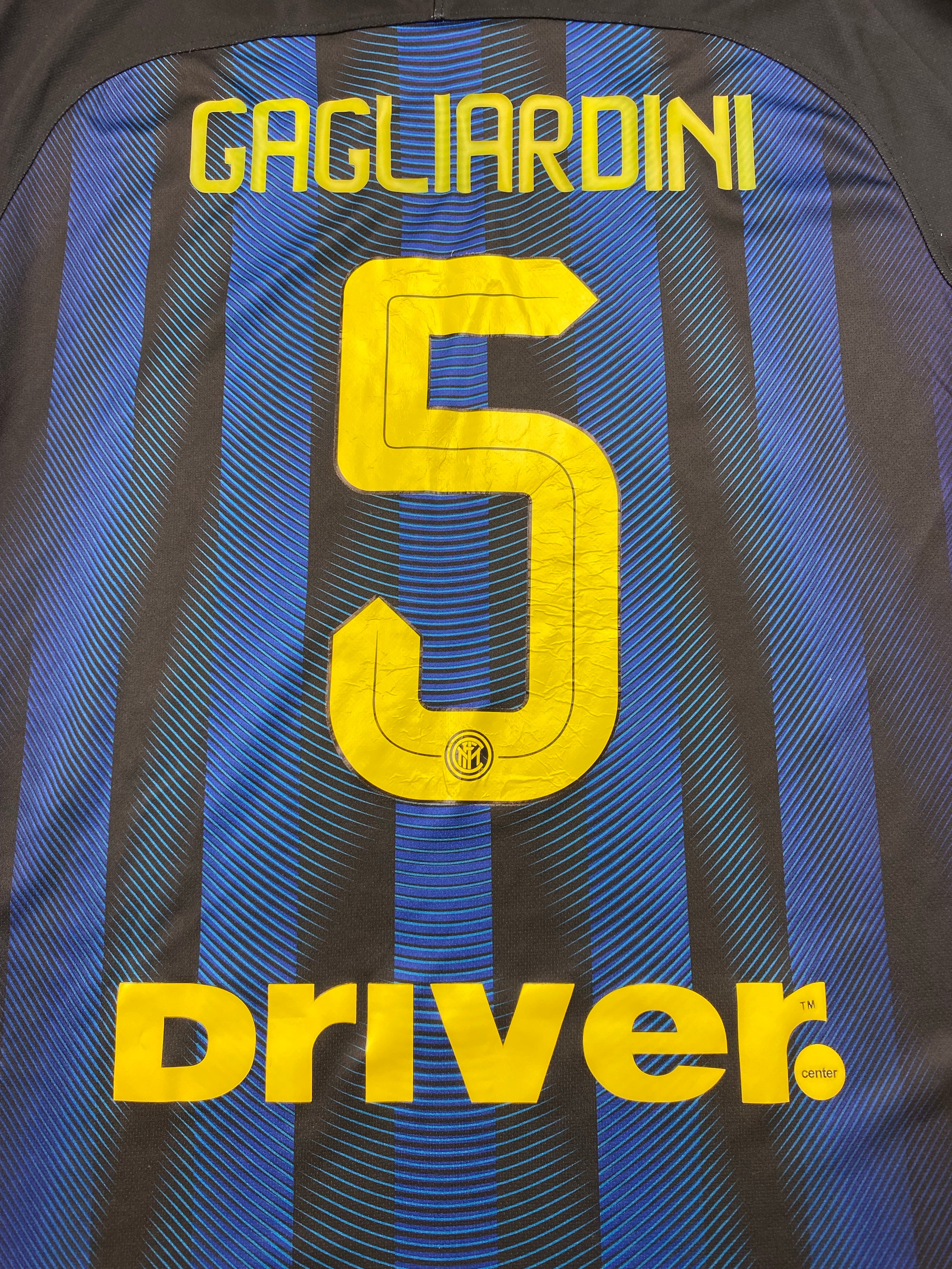 2016/17 Inter Milan Home Shirt Gagliardini #5 (M) 8/10