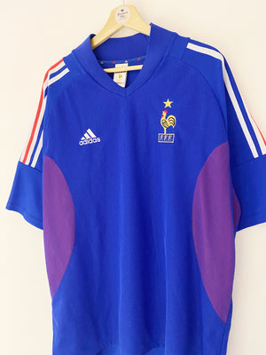 2002/04 France Home Shirt (XL) 9/10