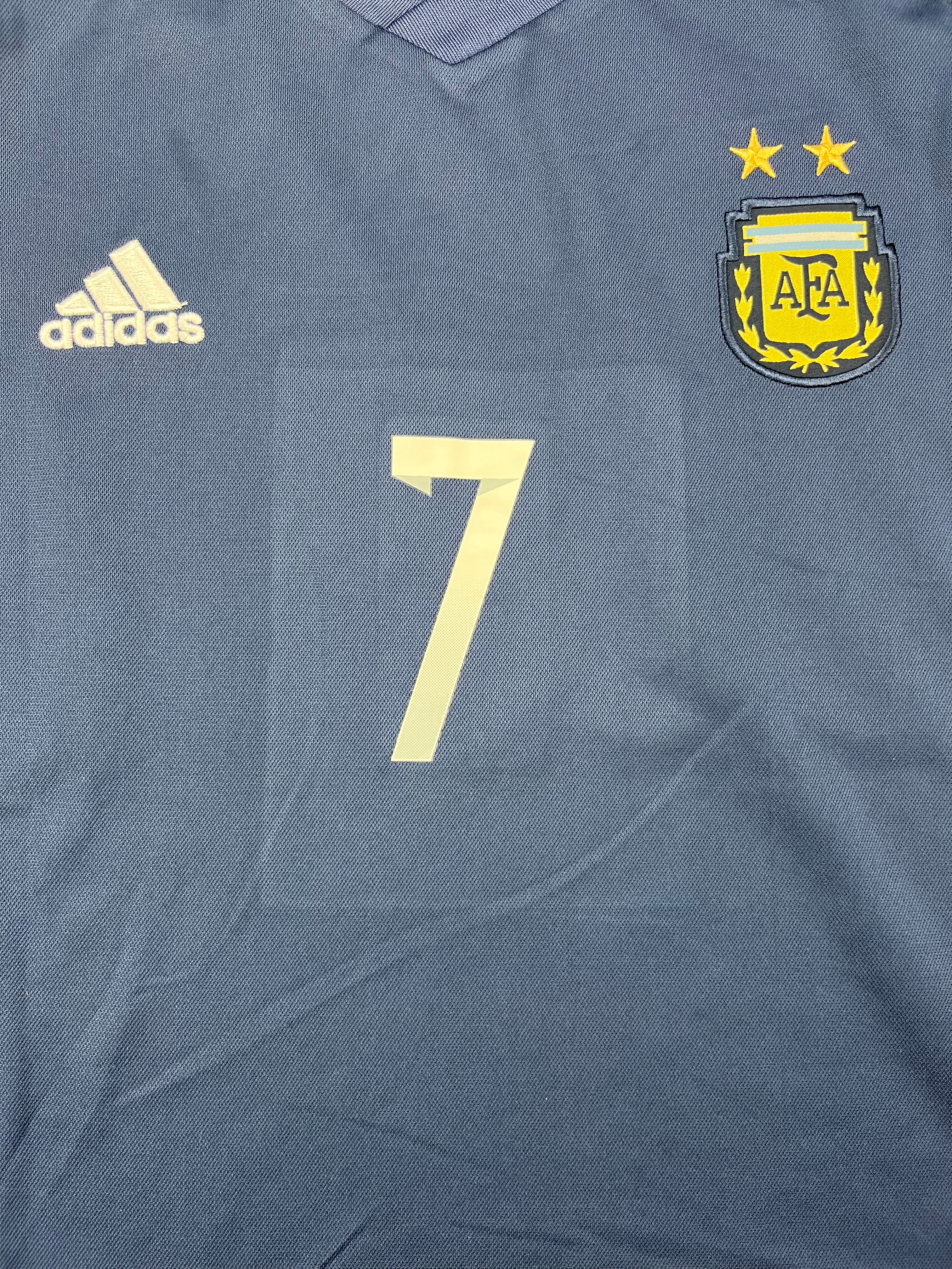 2015/16 Argentina Away Shirt #7 (Di Maria) (M) 9/10