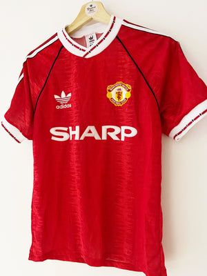 1990/92 Manchester United Home Shirt (S) 9/10