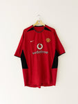 2002/04 Manchester United Home Shirt (XL) 8.5/10