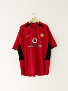 2002/04 Manchester United Home Shirt (XL) 8.5/10