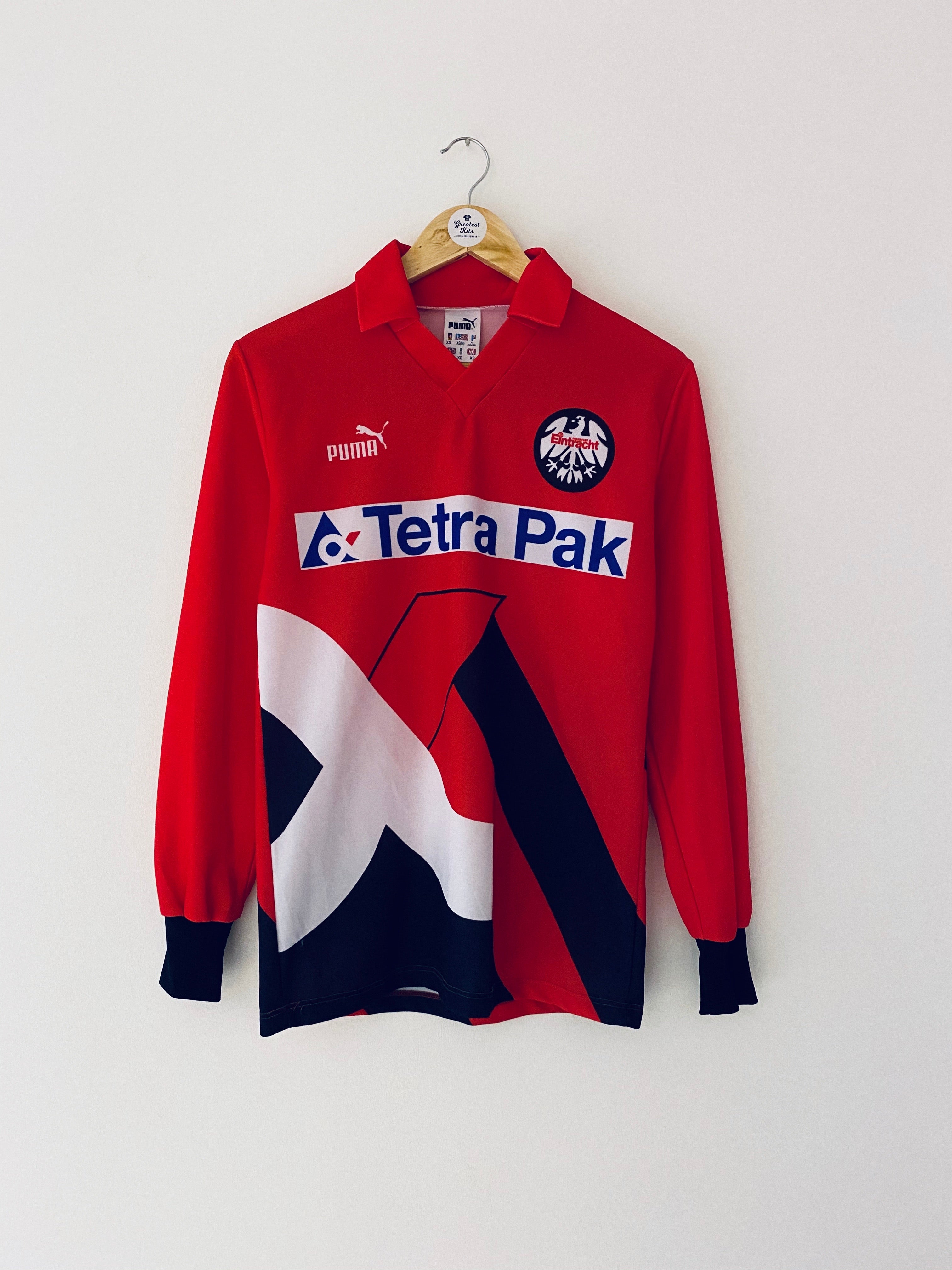 1993/94 Eintracht Frankfurt Home L/S Shirt (XS) 8.5/10