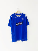 2008/09 Rangers Home Shirt (XL) 9/10