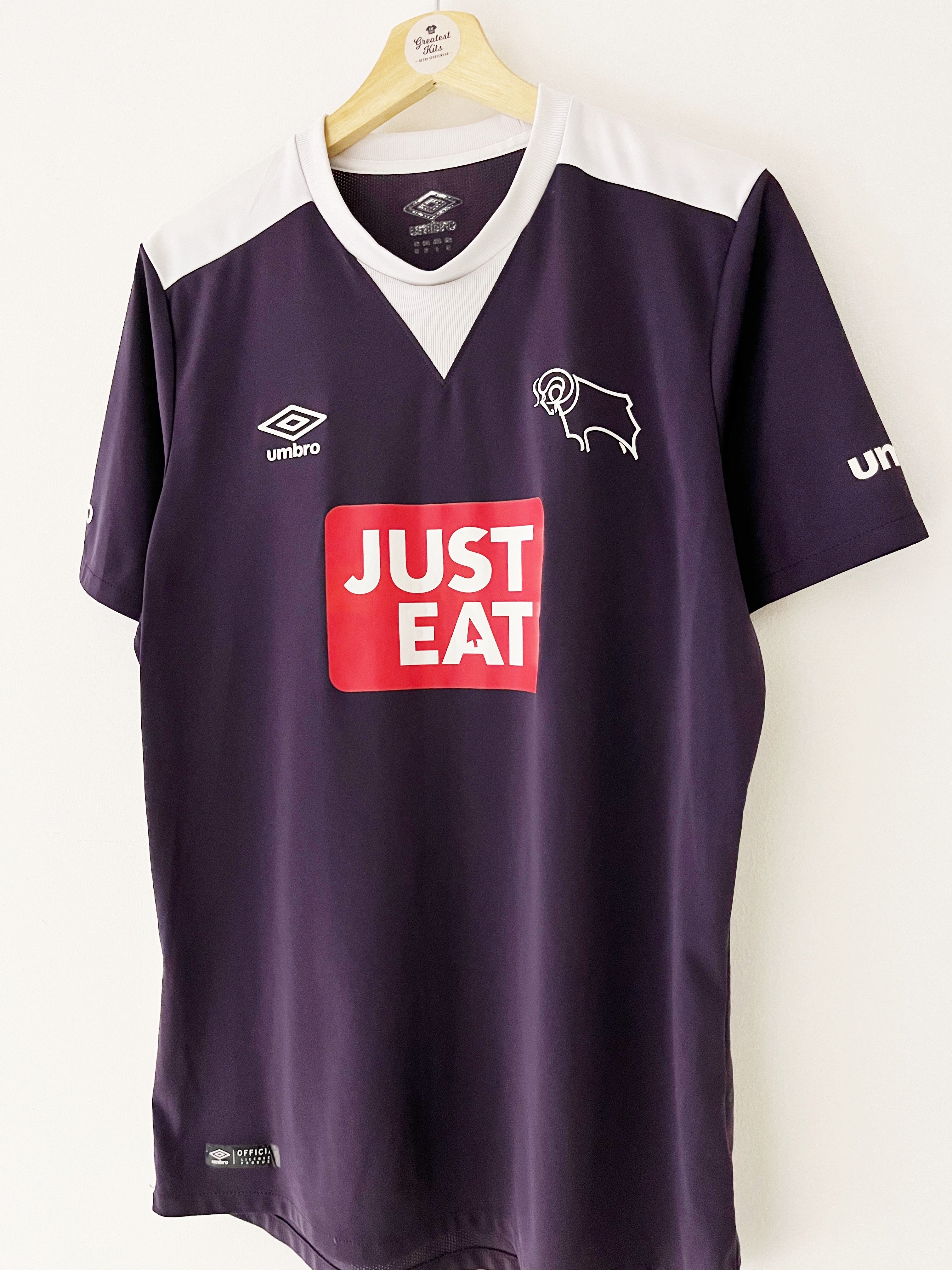 2015/16 Derby County Away Shirt (M) 8.5/10