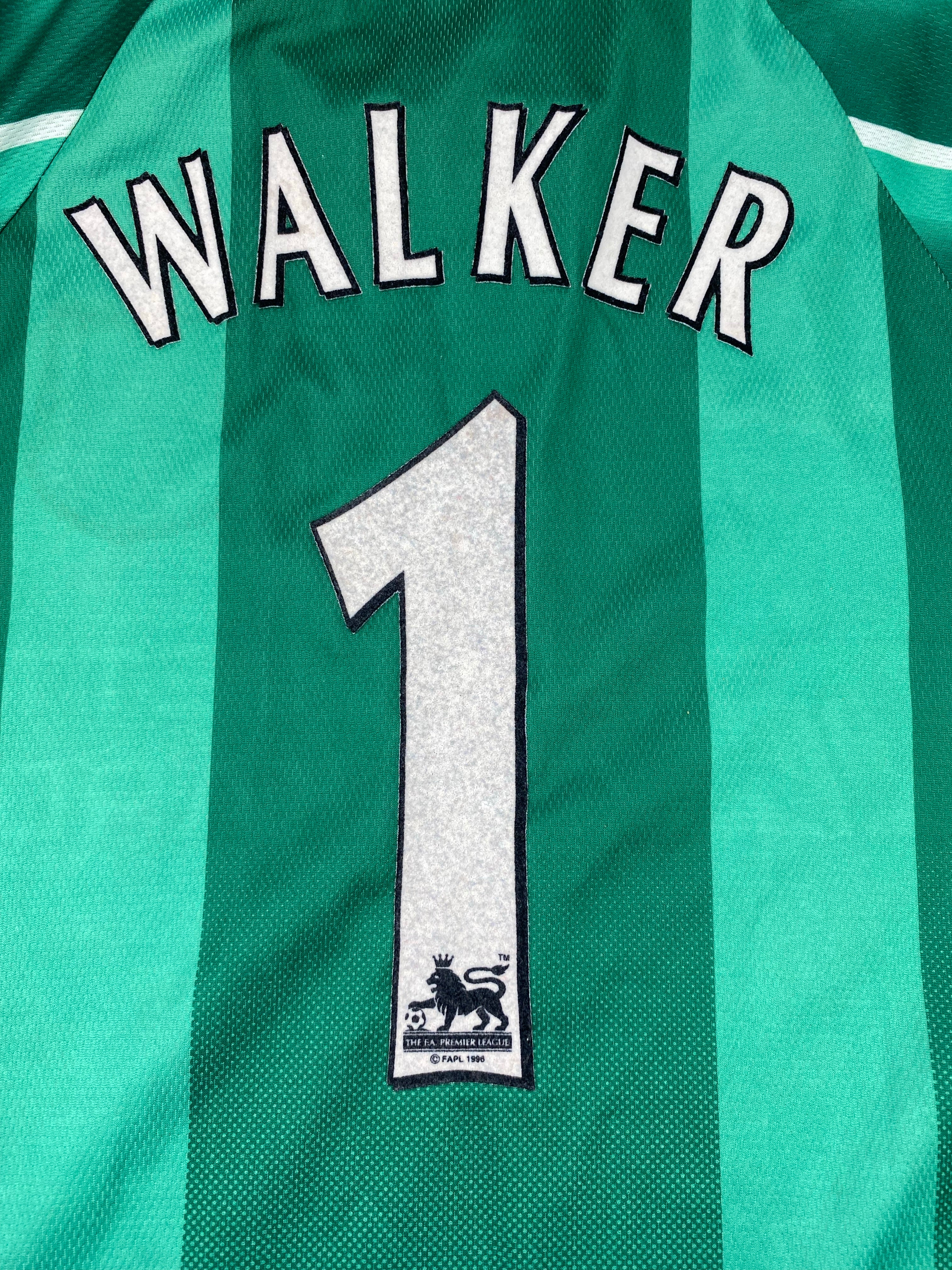 1998/99 Tottenham Hotspur GK Shirt Walker #1 (S) 7.5/10