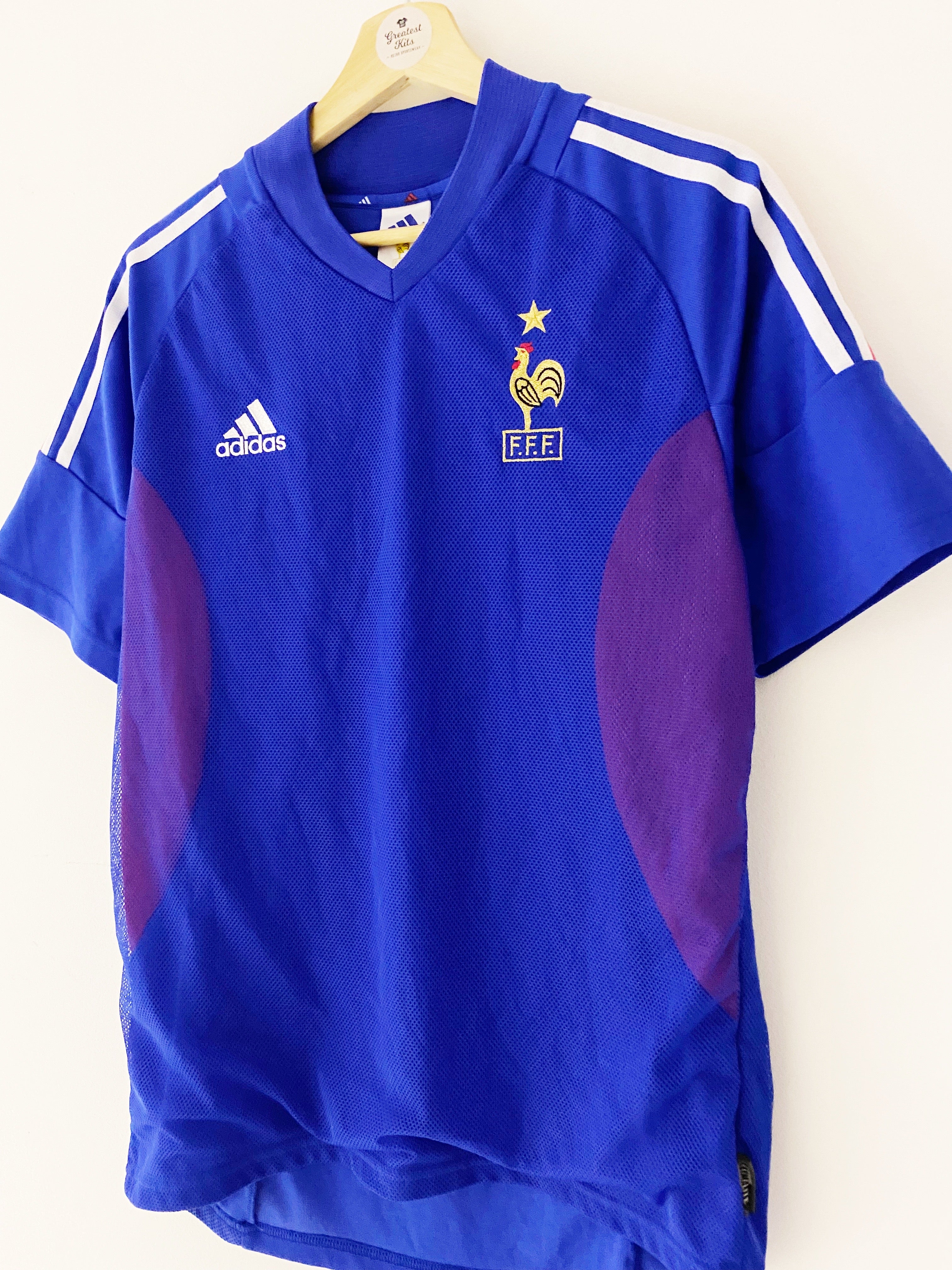 2002/04 France Home Shirt (S) 9/10