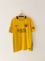 2015/16 Barcelona Away Shirt (XL) 9/10