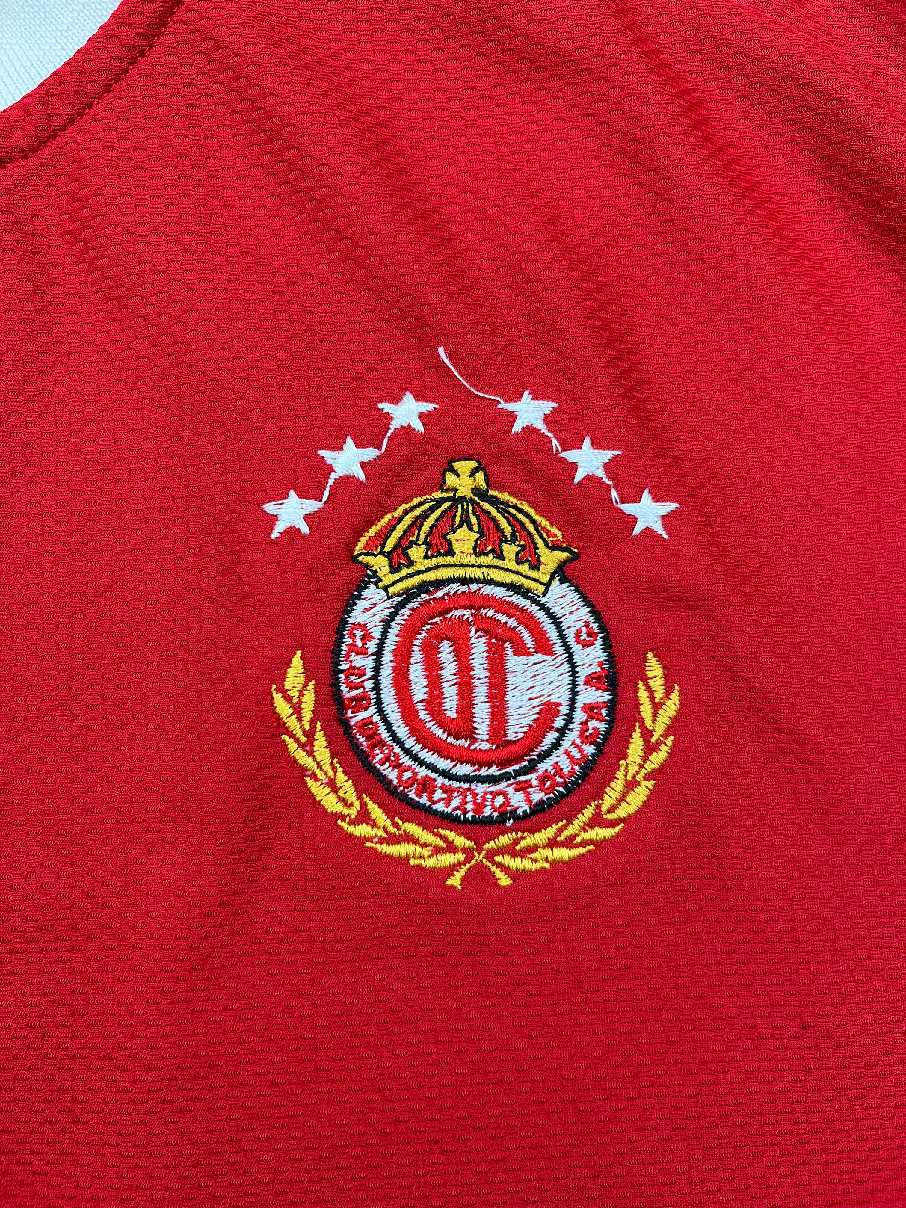 2001/02 Deportivo Toluca Home Shirt (XL) 9/10