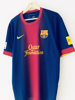 2012/13 Barcelona Home Shirt (XL) 9/10