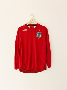 2006/08 England Away L/S Shirt (S) 7.5/10