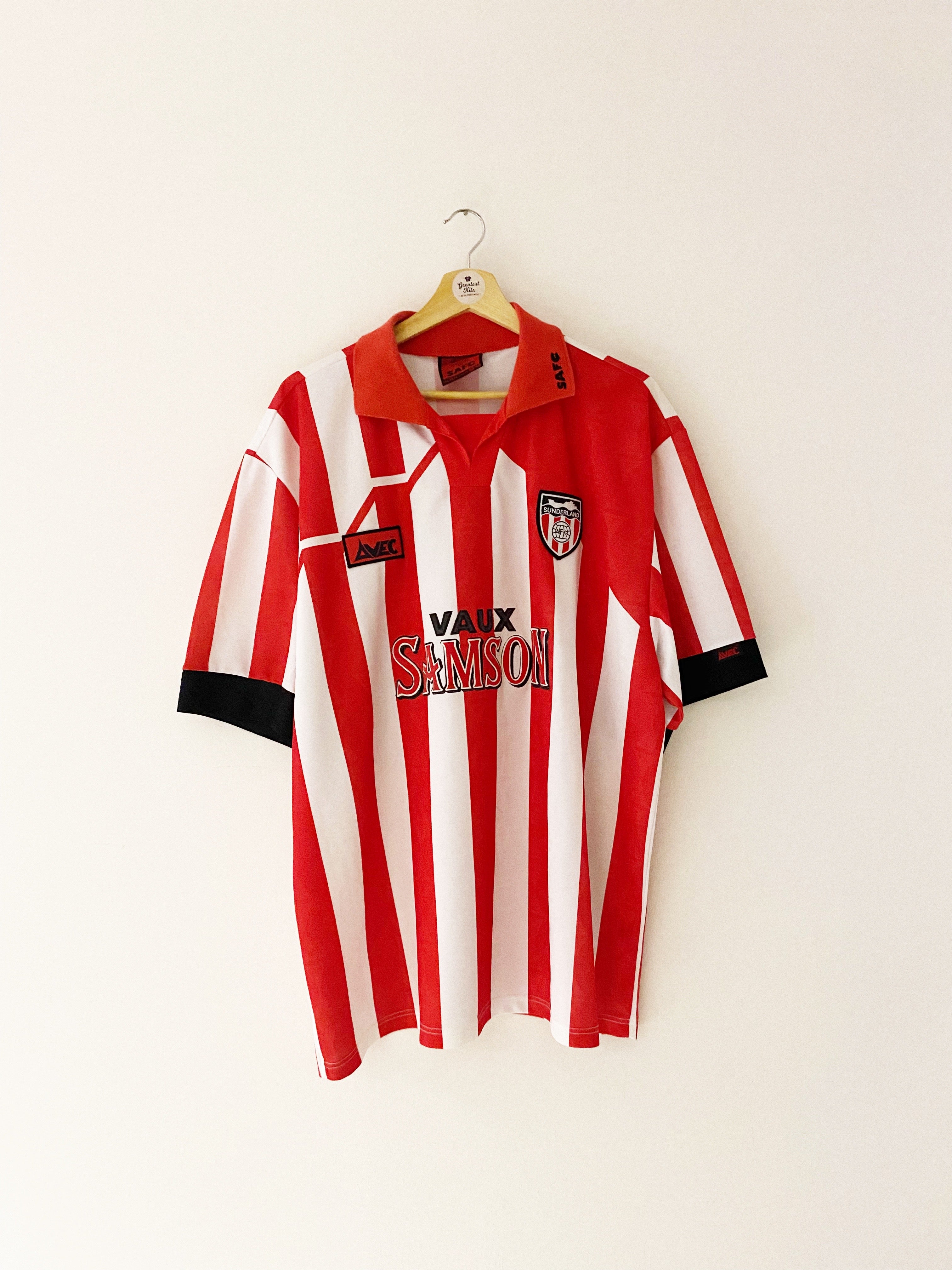 1994/96 Sunderland Home Shirt (XL) 9/10