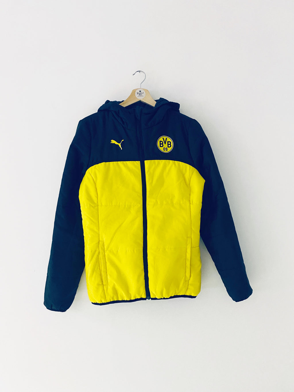 2019/20 Borussia Dortmund Reversible Puffer Jacket (S) 7.5/10