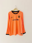 2009/11 Barcelona Womens *Match Issue* Away L/S Shirt #8 (XL) 9/10