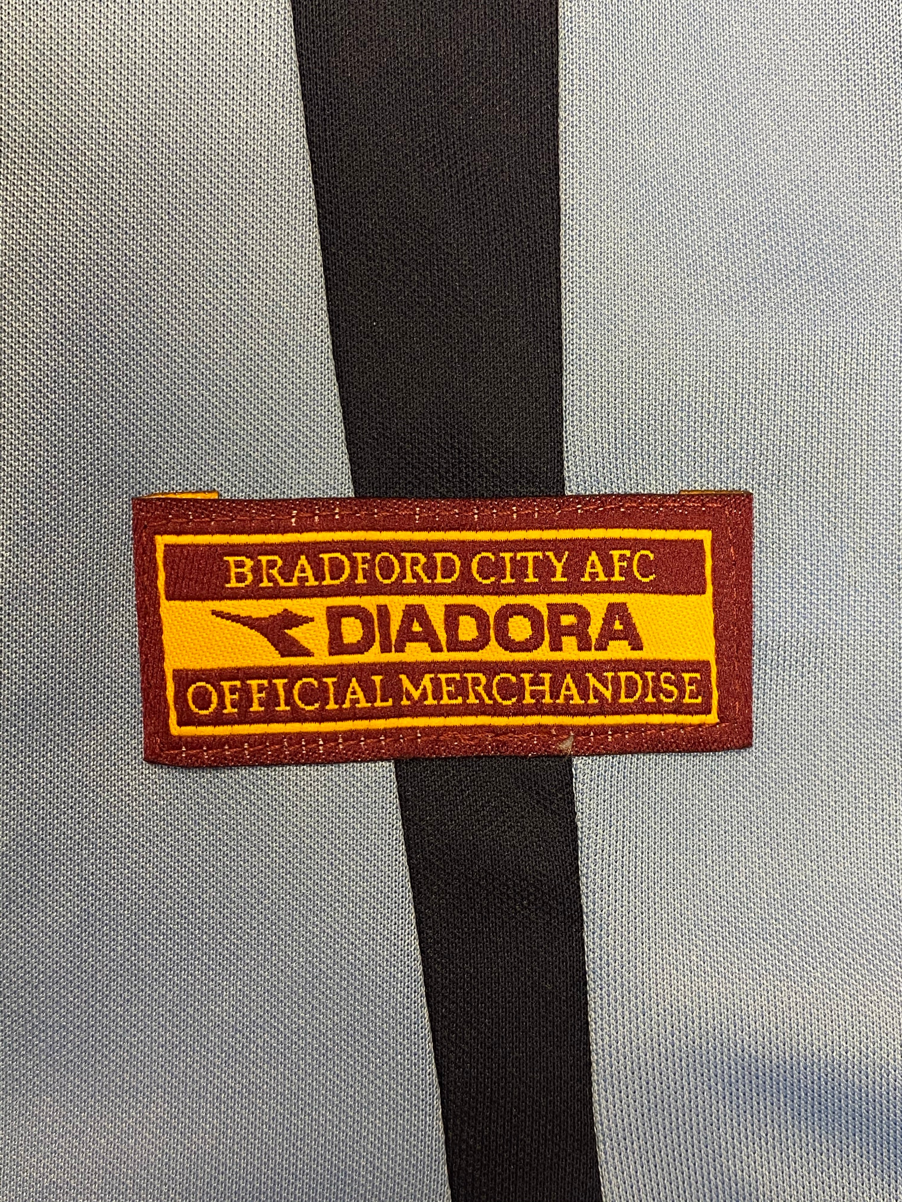 2003/04 Bradford City Away Centenary L/S Shirt (S) 9/10