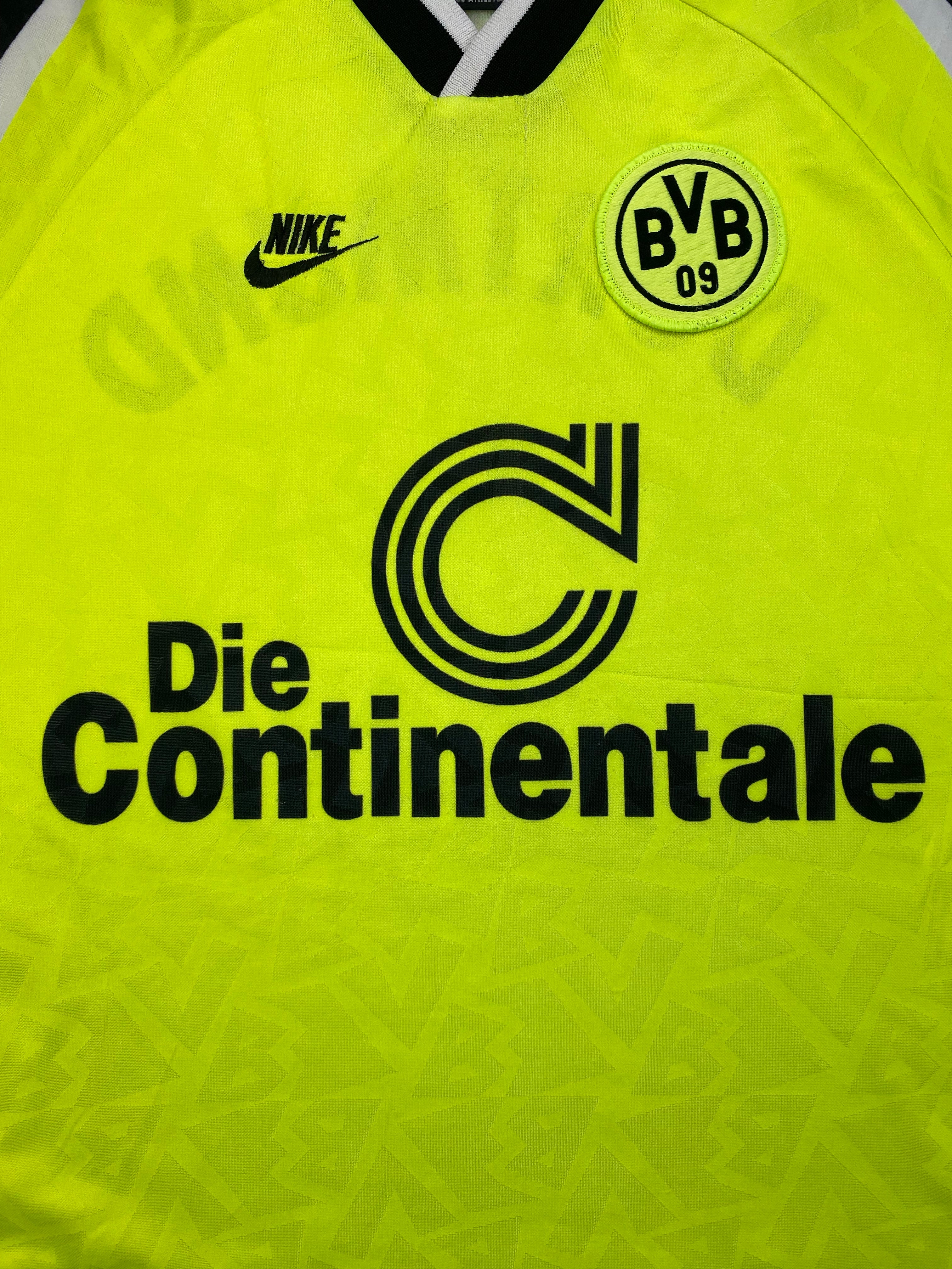 1995/96 Borussia Dortmund Home L/S Shirt (L) 8/10