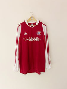 2003/04 Bayern Munich Home L/S Shirt (XL) 9/10