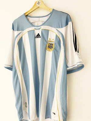 2006/08 Argentina Home Shirt (XL) 9/10