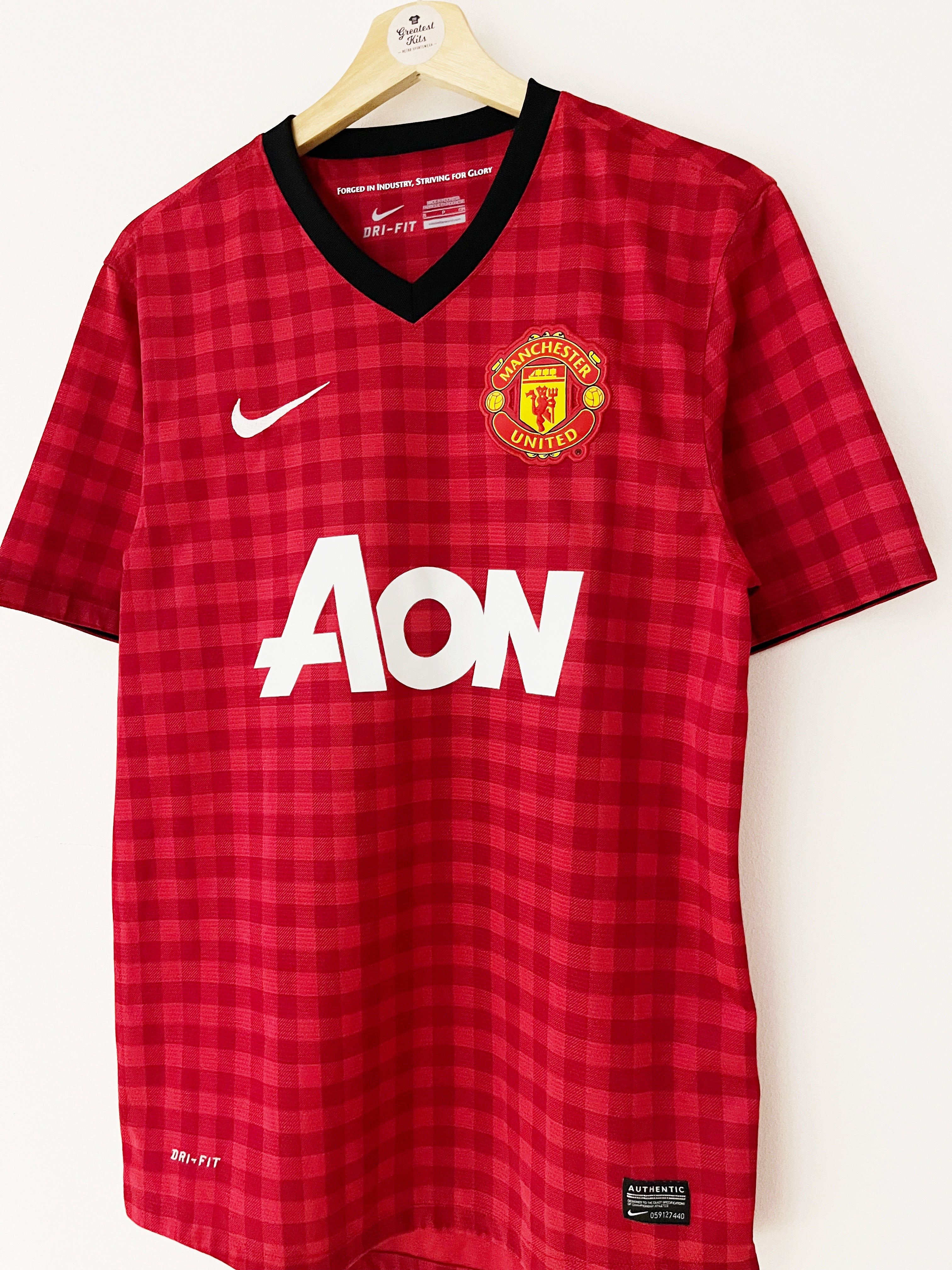 2012/13 Manchester United Home Shirt (S) 9/10