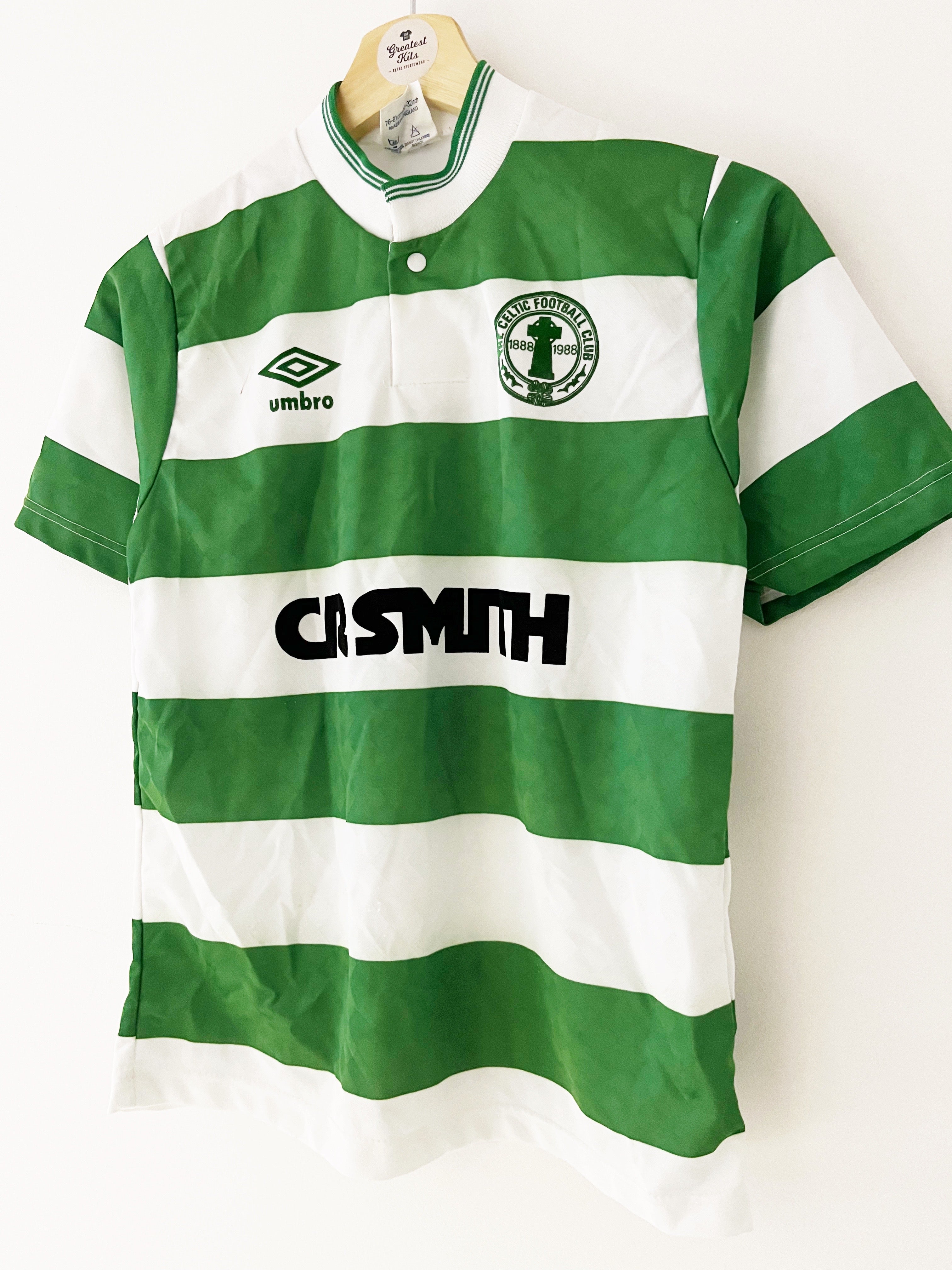 1987/89 Celtic Home Shirt (Y) 7/10