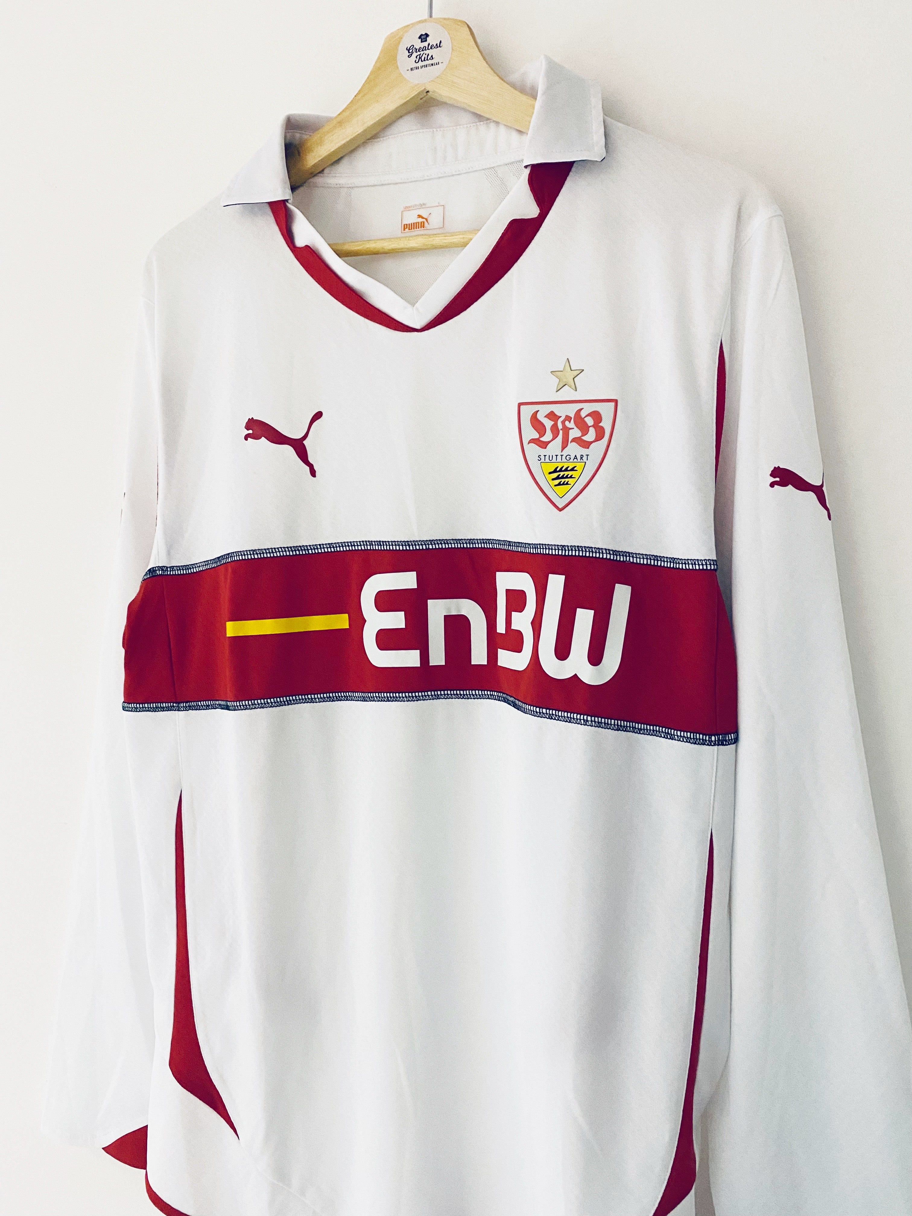 2010/11 Stuttgart Prototype Home L/S Shirt (L) 8.5/10