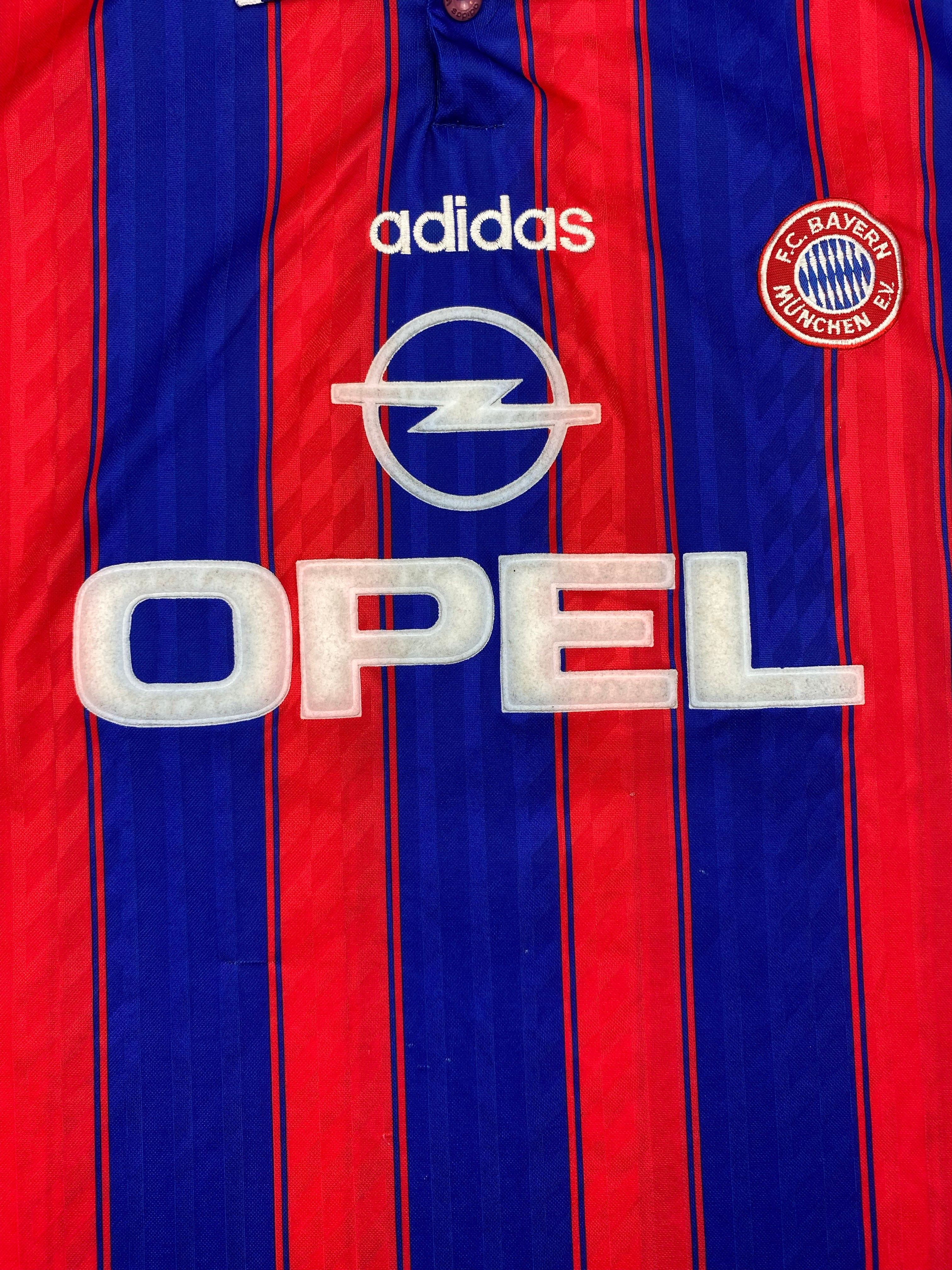 1995/97 Bayern Munich Home Shirt Ziege #17 (L) 8/10