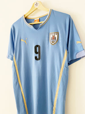 2014/15 Uruguay Home Shirt Suarez #9 (L) 7.5/10