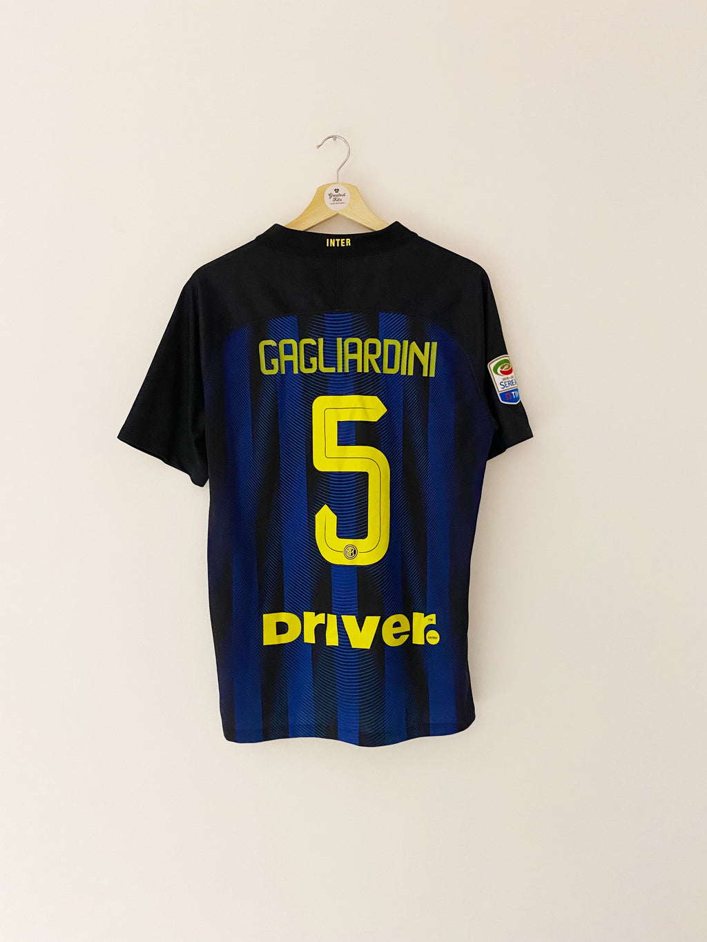 2016/17 Inter Milan Home Shirt Gagliardini #5 (M) 8/10