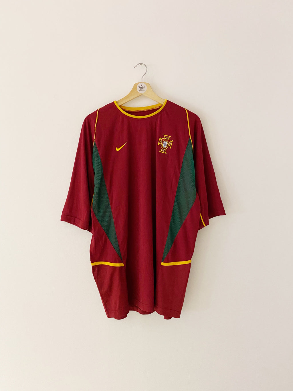 2002/04 Portugal Home Shirt (XL) 9/10