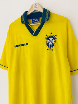 1993/94 Brazil Home Shirt (XL) 9/10