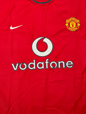 2002/04 Manchester United Home Shirt (XL) 8.5/10