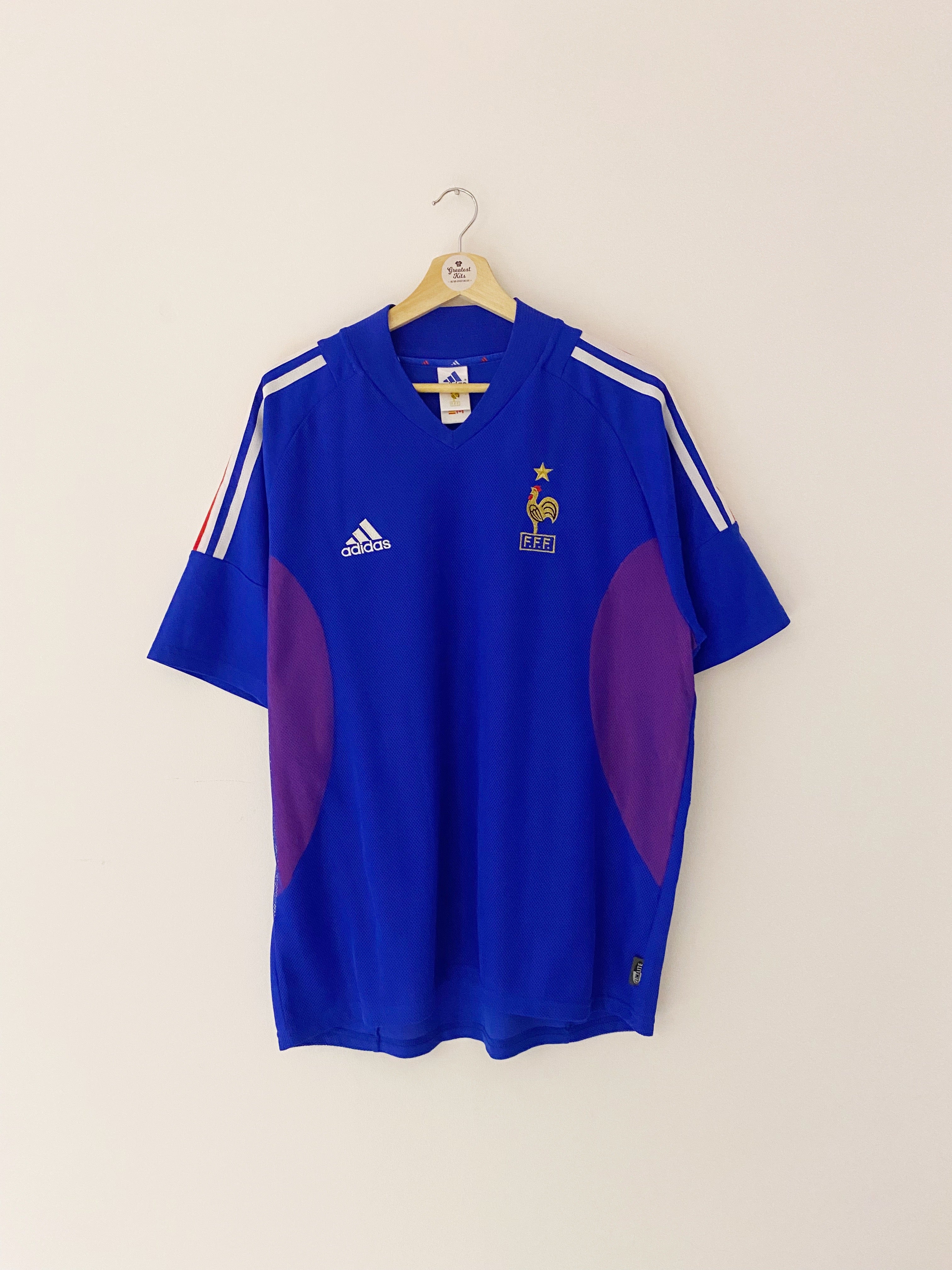 2002/04 France Home Shirt (XL) 9/10