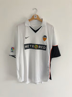 2001/02 Valencia Home Shirt (L) 8.5/10