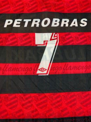 1995/96 Flamengo Home Centenary Shirt #7 (Edmundo) (M) 9/10