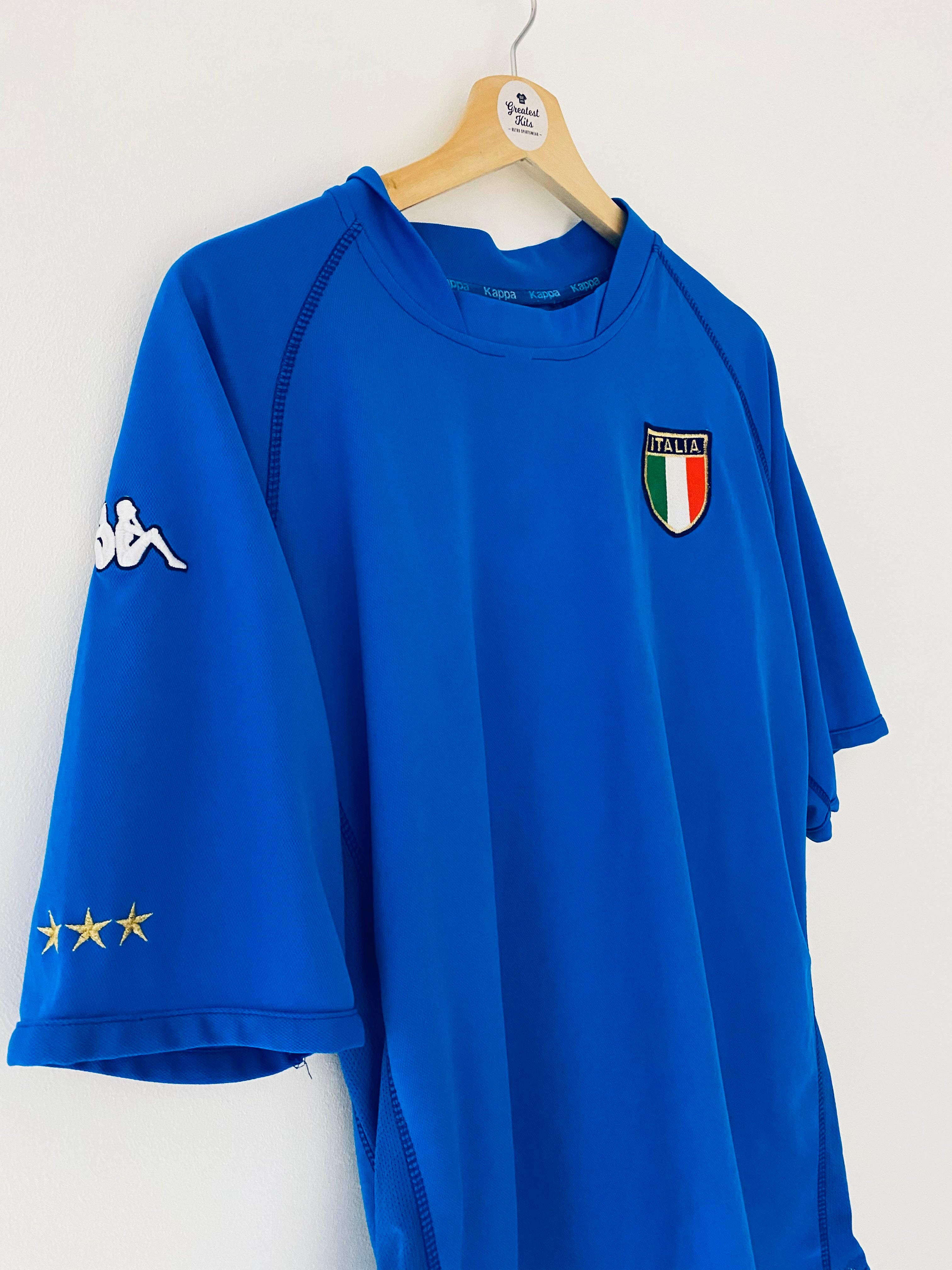 2002 Italy Home Shirt (XL) 9/10