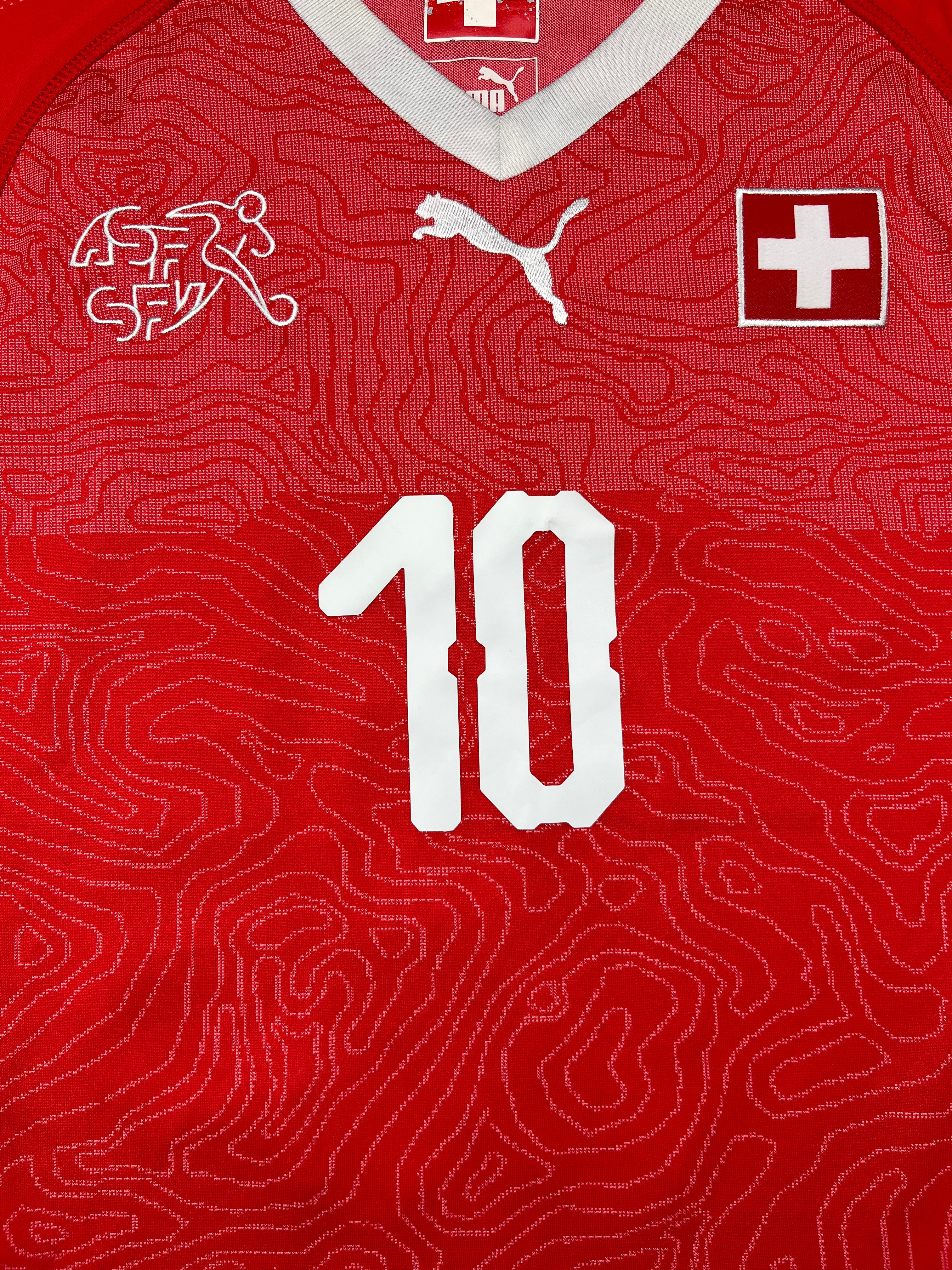 2018/20 Switzerland Home Shirt Xhaka #10 (S) 9/10