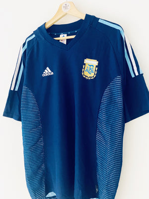 2002/04 Argentina Away Shirt (XL) 9/10