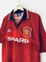 1994/96 Manchester United Home Shirt (XL) 9.5/10