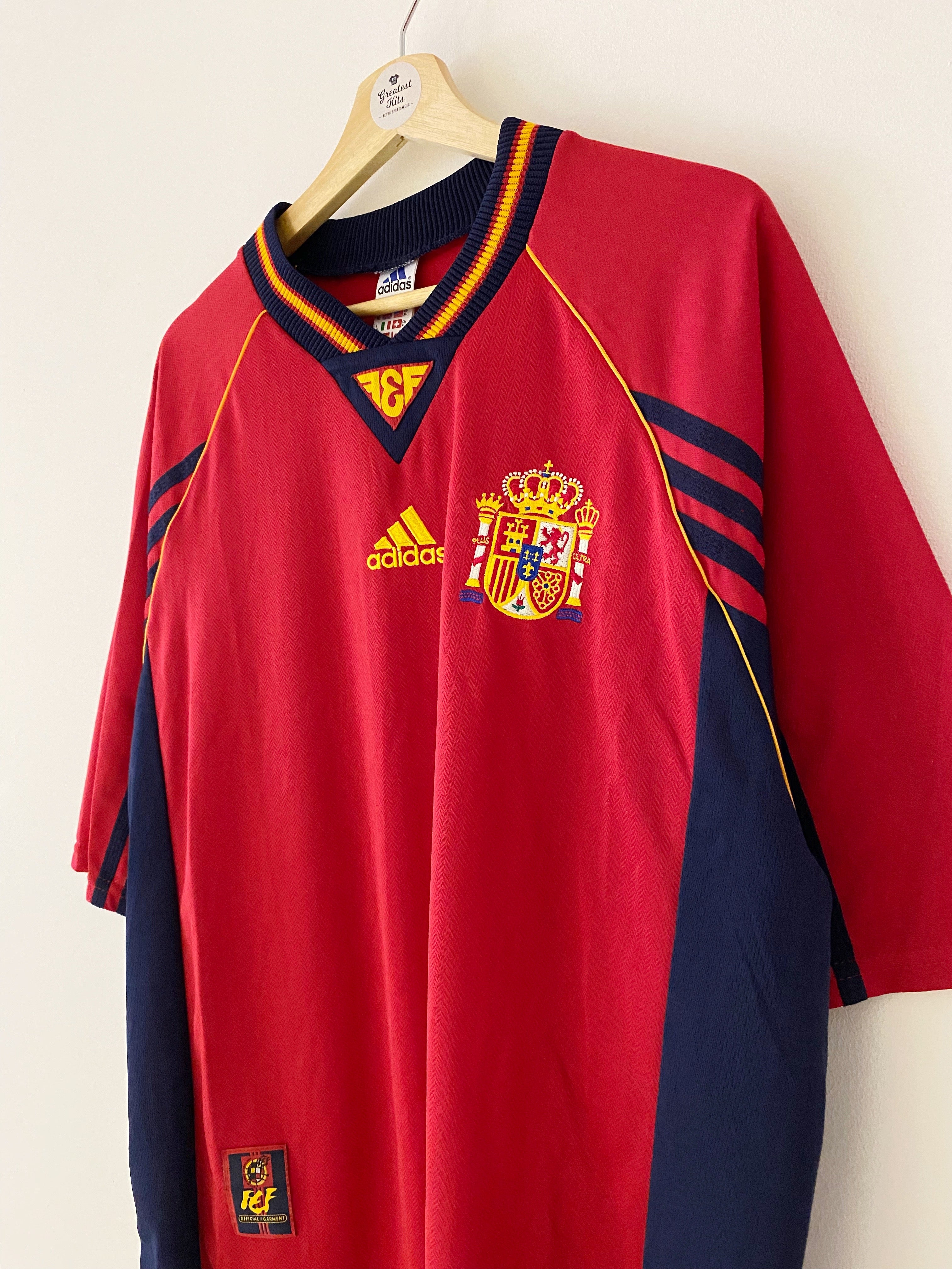 1998/99 Spain Home Shirt (XL) 9.5/10