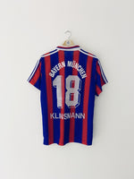 1995/97 Bayern Munich Home Shirt Klinsmann #18 (S) 8/10