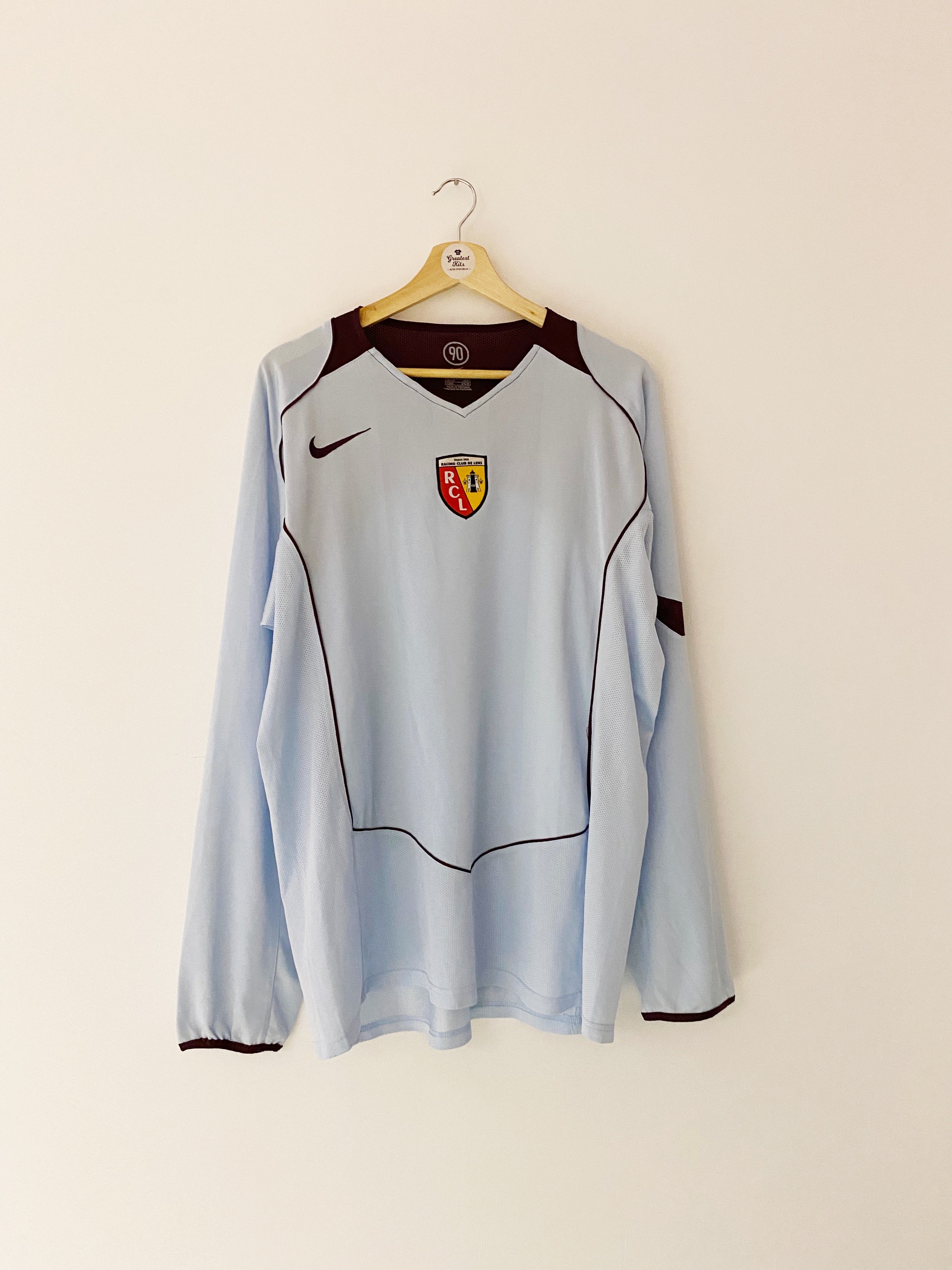 2005/06 Lens Third L/S Shirt (XL) 9/10