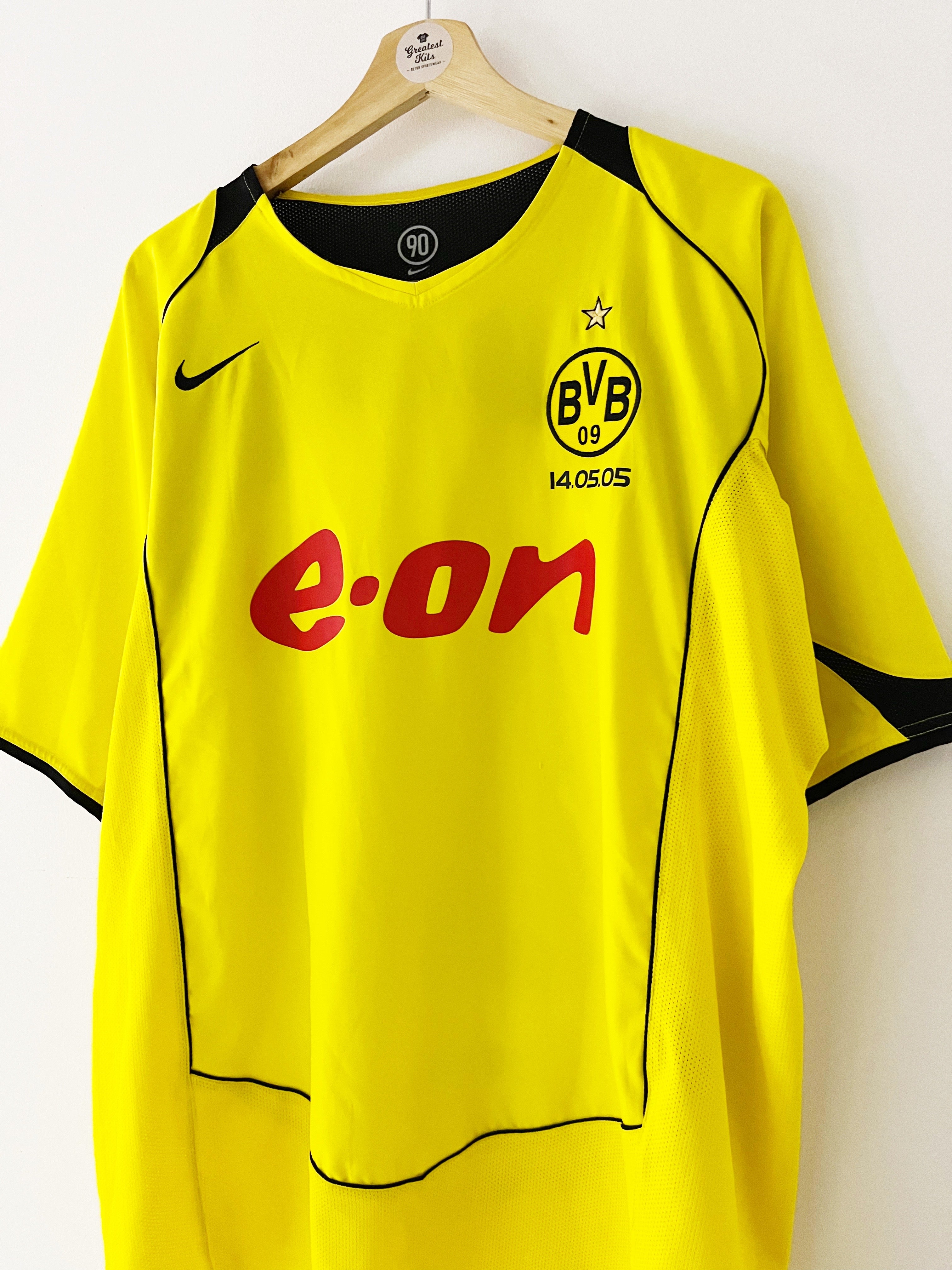 2004/05 Borussia Dortmund Home Shirt Derbysieger #05 (XL) 8/10