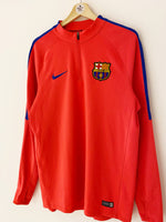 2016/17 Barcelona Drill Top (L) 9/10