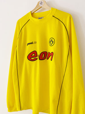 2001/02 Borussia Dortmund L/S European Home Shirt (XXL) 9/10