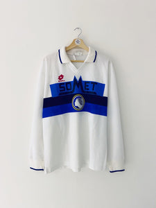 1994/95 Atalanta *Player Issue* Away L/S Shirt #2 (XL) 9/10