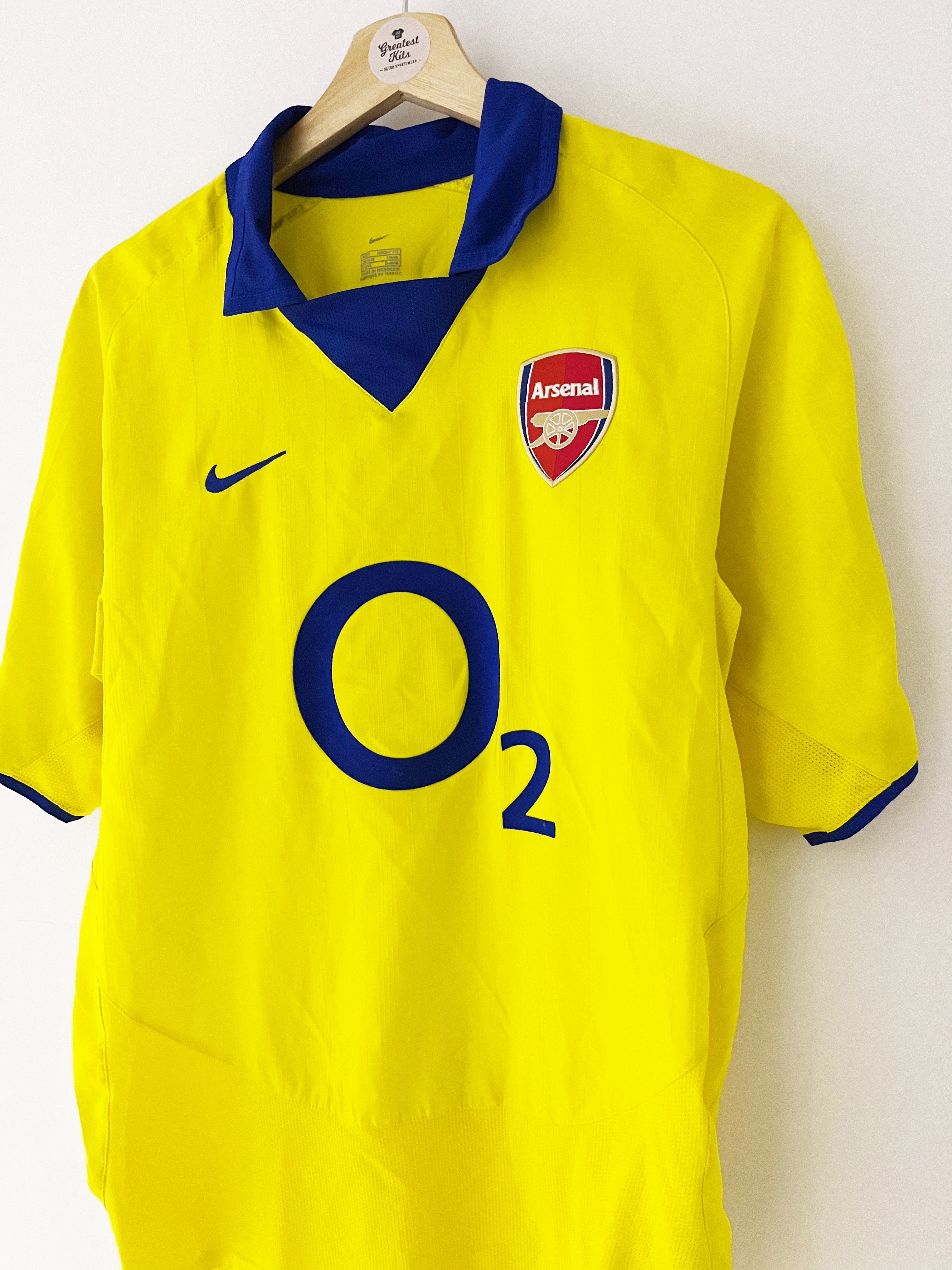 2003/05 Arsenal Away Shirt Cole #3 (S) 8.5/10